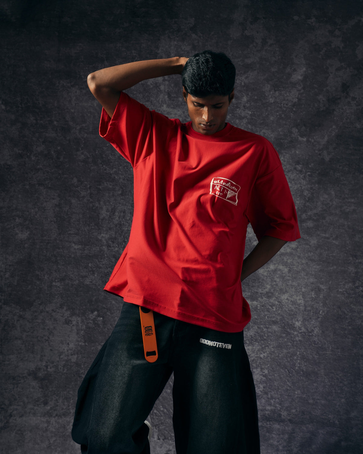 Odd Red Basic Tshirt by oddnoteven