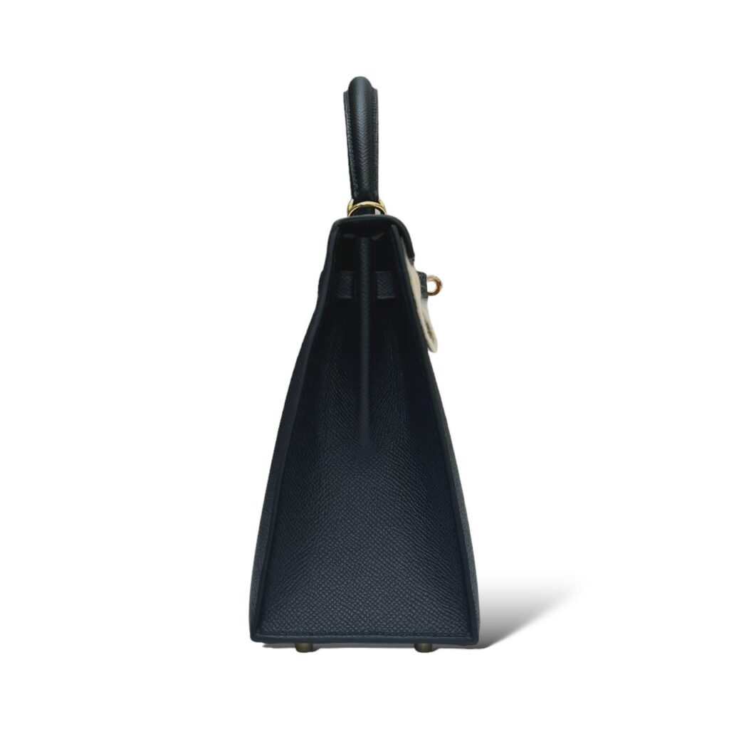 Hermès Kelly 25 – Black Epsom Gold Hardware
