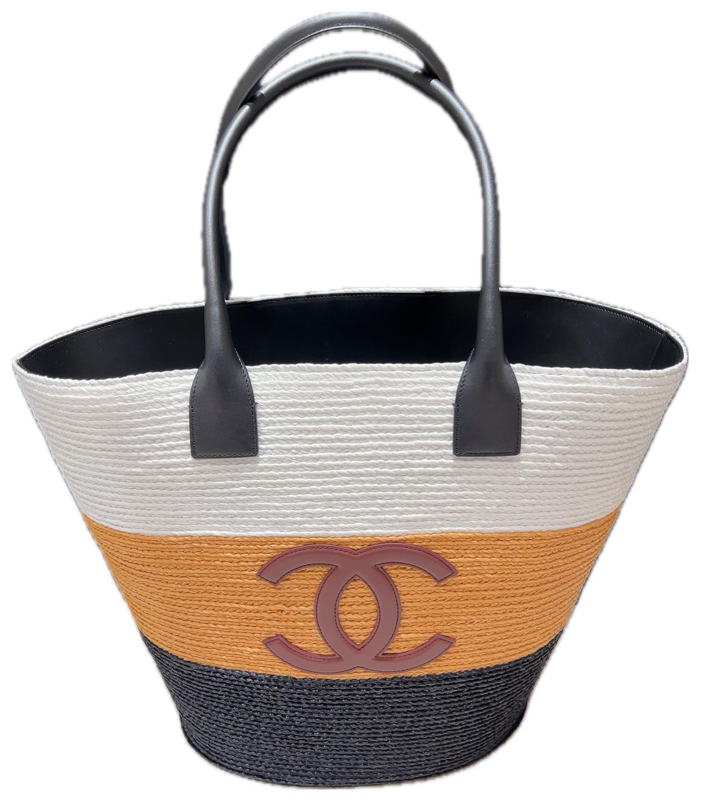 CHANEL Maxi Tote Bag – Braided Raffia & Calfskin - Zeuskicks