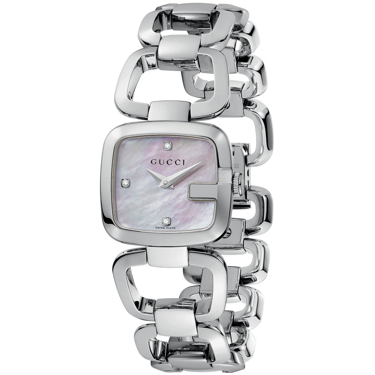 Women’s Gucci YA125502 Stainless Steel Quartz Watch - Zeuskicks