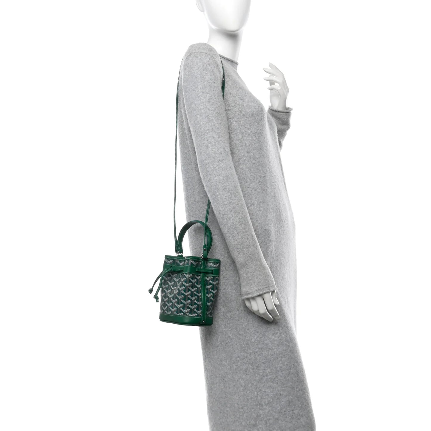 Goyard Goyardine Petit Flot Mini Bucket Bag – Green