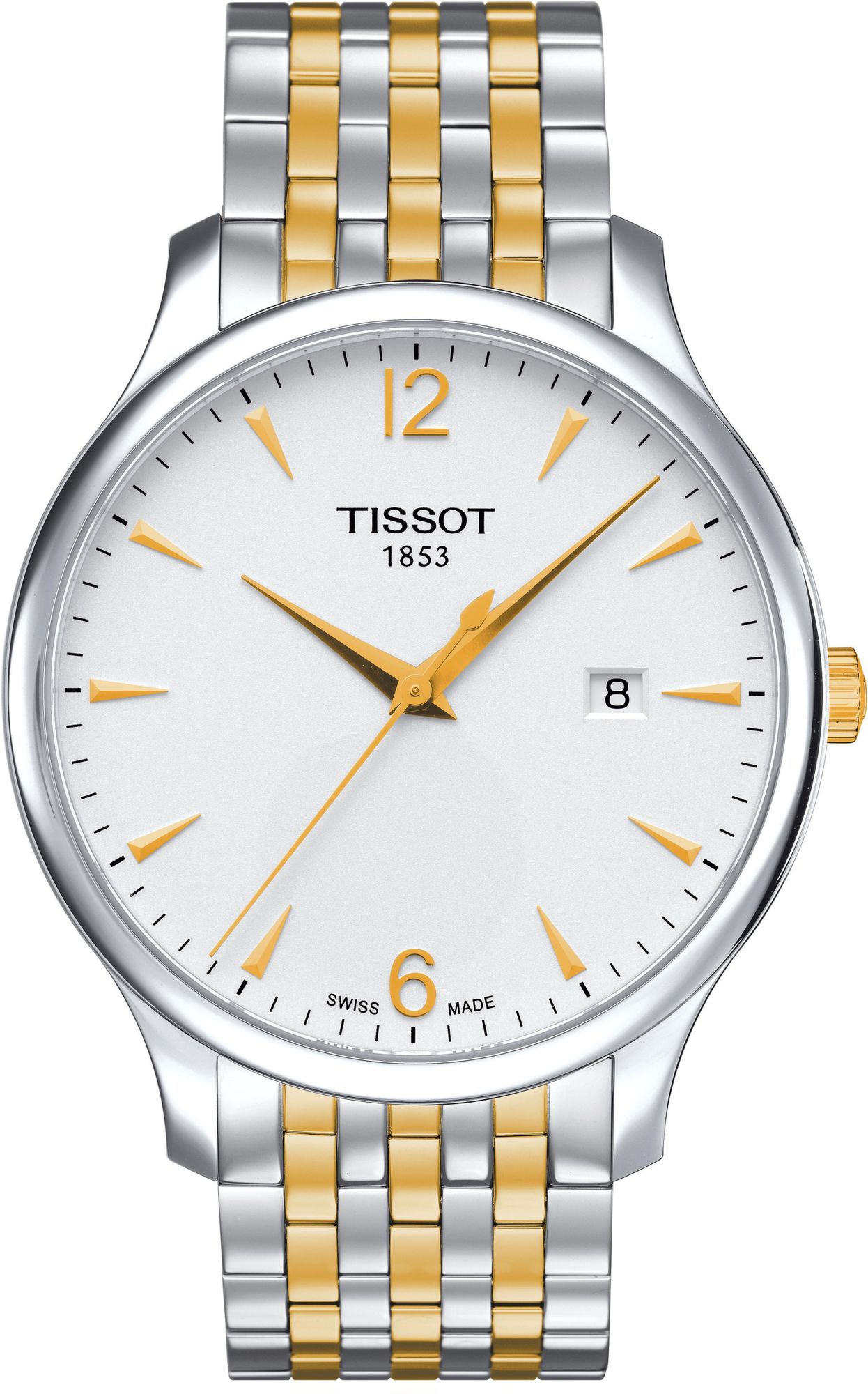 Men’s Tissot Tradition T063.610.22.037.00 Quartz Watch with Date - Zeuskicks