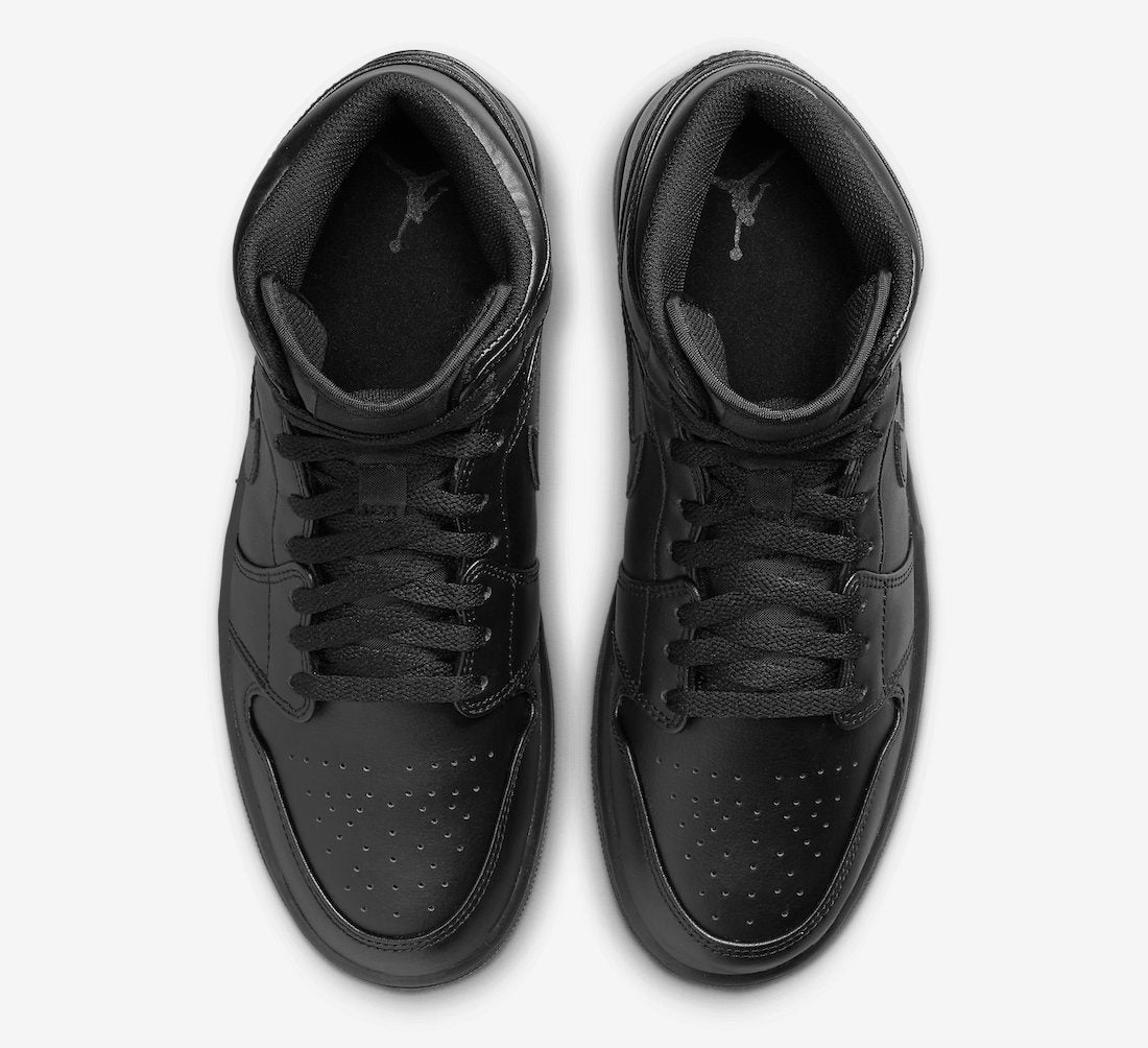 Air Jordan 1 Mid Triple Black