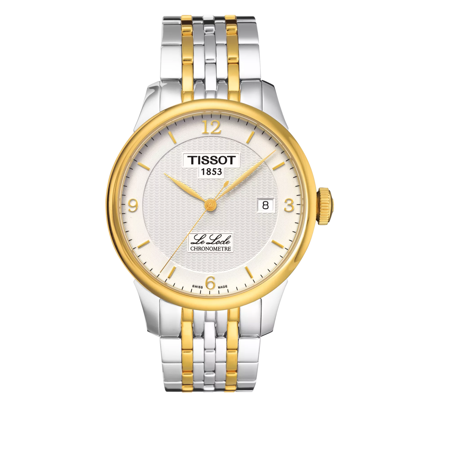 Men’s Tissot Le Locle Automatic T006.408.22.037.00 – White Dial & Two-Tone Stainless Steel