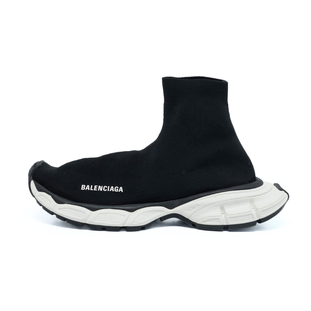 Balenciaga 3XL sock sneakers Black White by Balenciaga