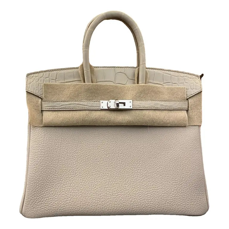 Hermès Birkin 25 Touch – Concrete Exotic Leather with Original Packaging - Zeuskicks