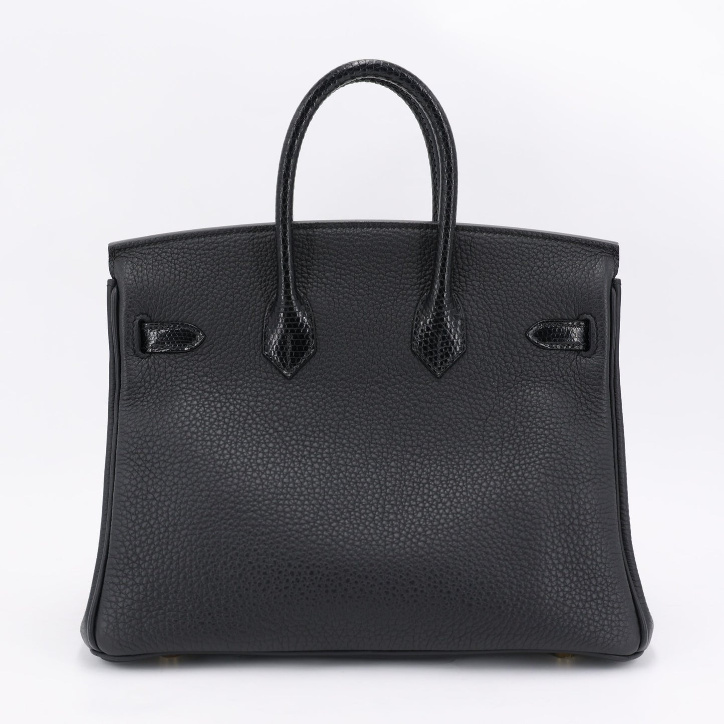 Hermès Birkin 25 Touch – Noir (89) Lizard & Togo Leather with Gold Hardware - Zeuskicks