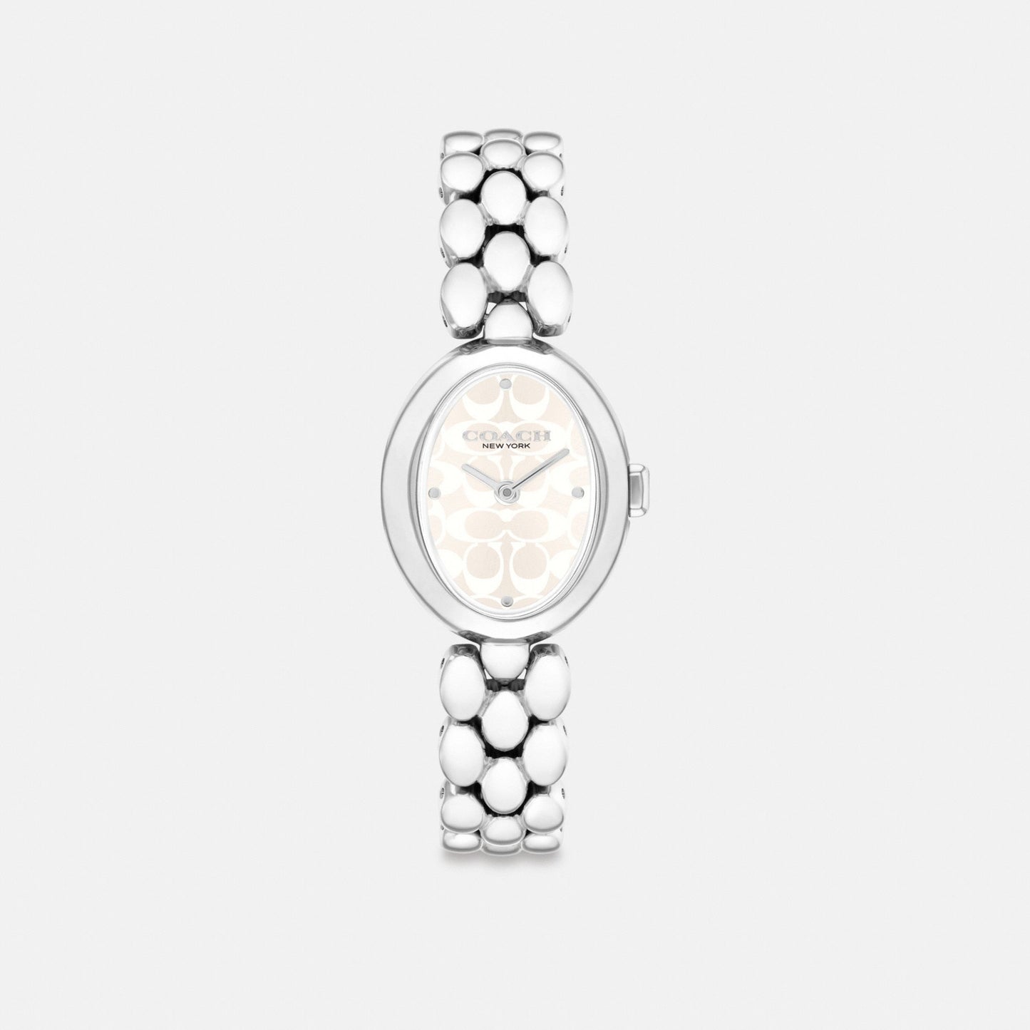 Women's Coach Sammy Watch, 22 Mm in Stainless Steel, style CBR65 #color_Stainless Steel — front view