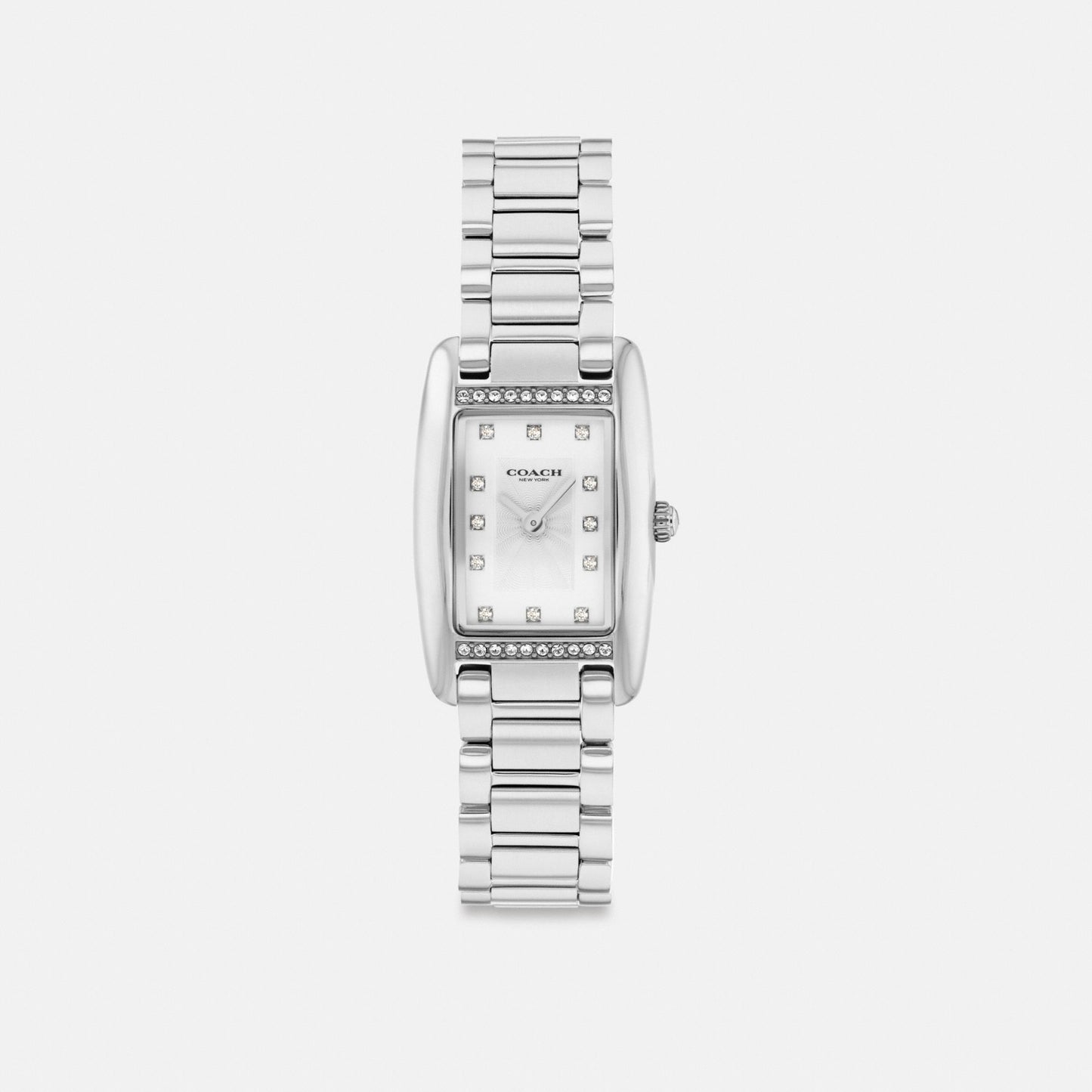 Women's Coach Reese Watch, 20 Mm X 30 Mm in Stainless Steel, style CCT10 #color_Stainless Steel — front view