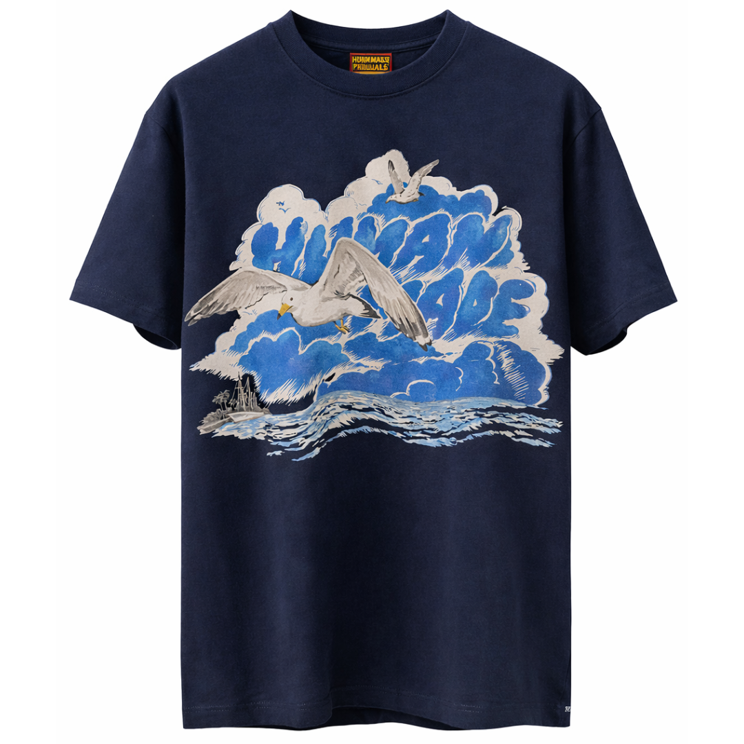 HUMAN MADE GRAPHIC TEE NAVY BLUE by HUMAN MADE