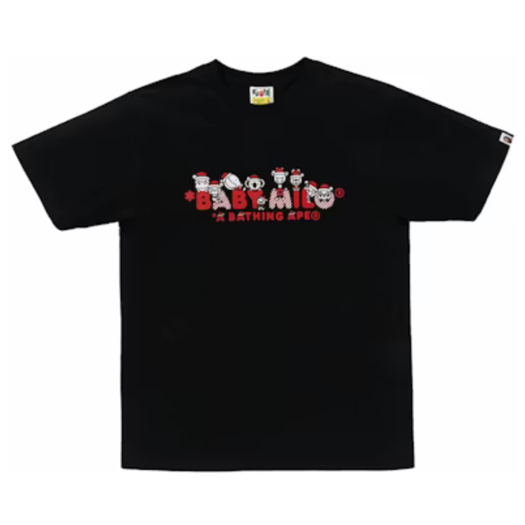 BAPE Christmas Baby Milo Tee Black by BAPE