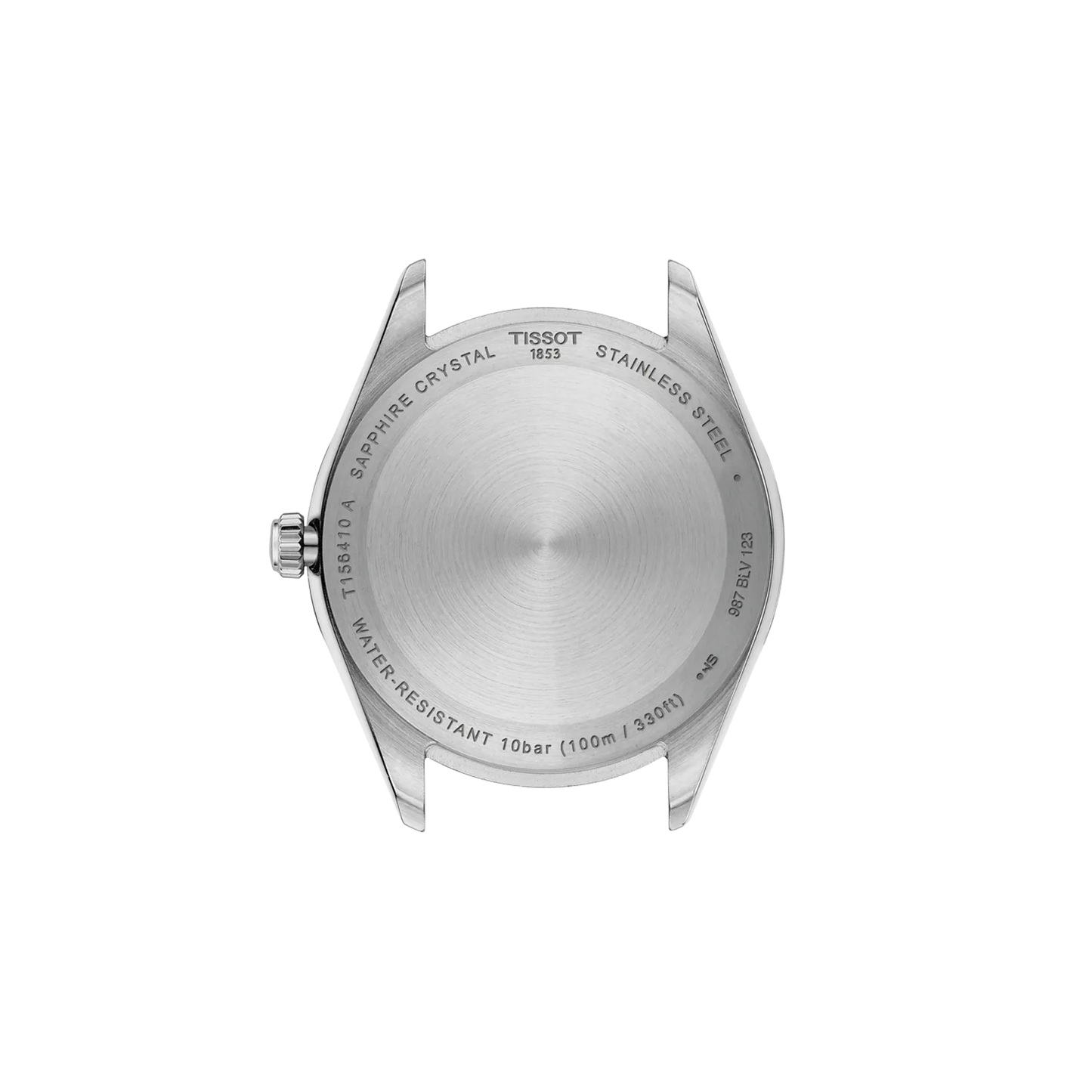 Tissot Ballade 40mm T156.410.22.041.00 – Blue Guilloché Dial, Grey & Rose Gold PVD Bracelet