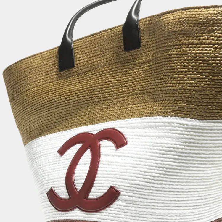 CHANEL Maxi Tote Bag – Braided Raffia & Calfskin - Zeuskicks