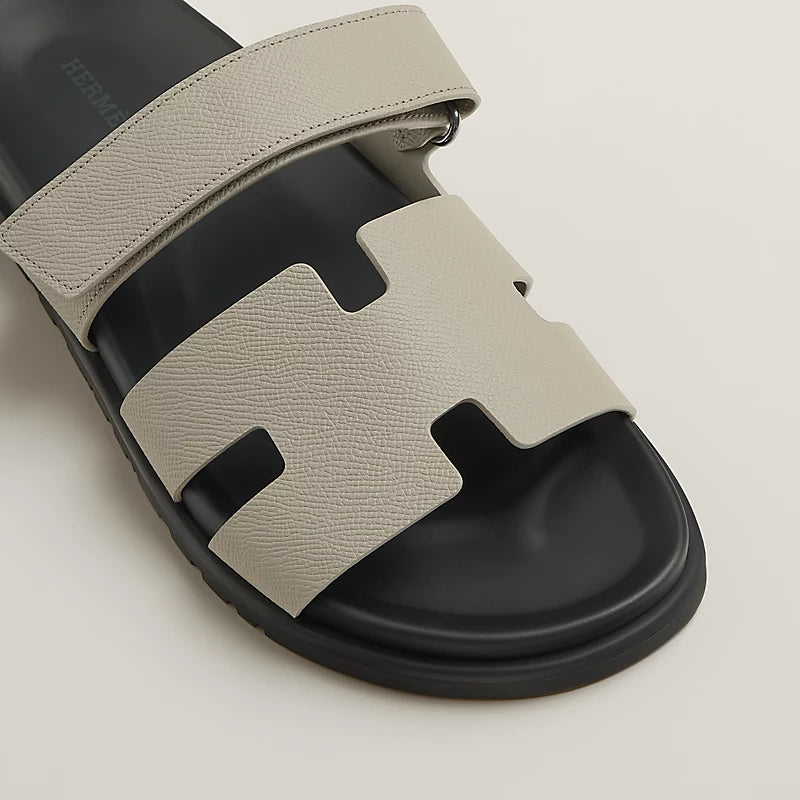 Hermès Chypre Sandals – Epsom Calfskin Essential - Zeuskicks