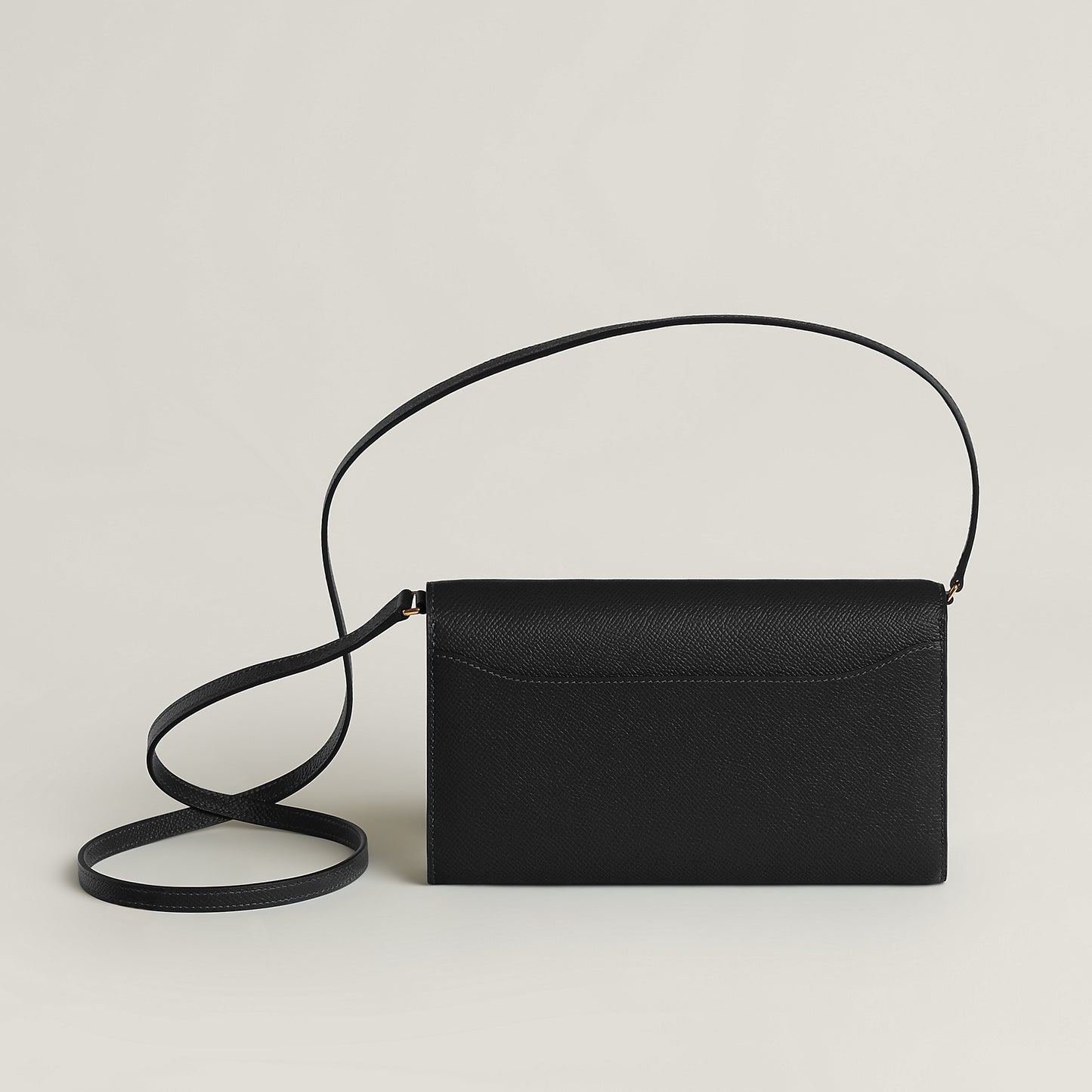 Hermès Epsom Calfskin Long Wallet – Noir with Gold Hardware - Zeuskicks