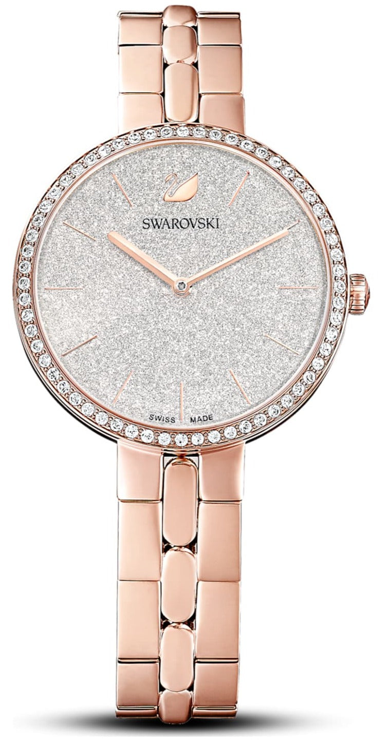 Swarovski Cosmopolitan watch, Swiss Made, Metal bracelet, Rose gold tone, Crystals — product photo (5517803)
