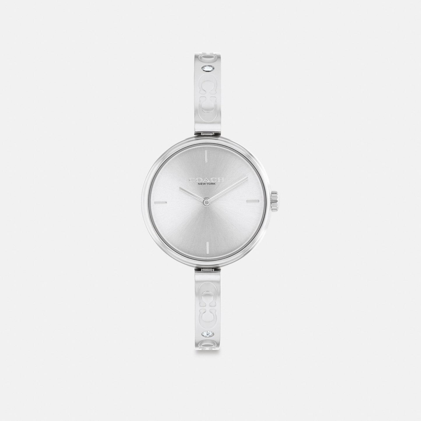 Women's Coach Jaime Watch, 28 Mm in Stainless Steel, style CS626 #color_Stainless Steel — front view