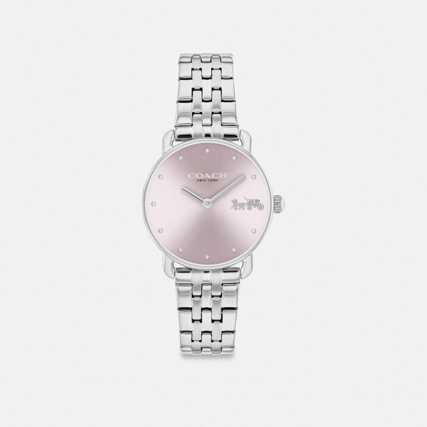 Women's Coach Elliot Watch, 28 Mm in Stainless Steel, style CS964 #color_Stainless Steel — front view