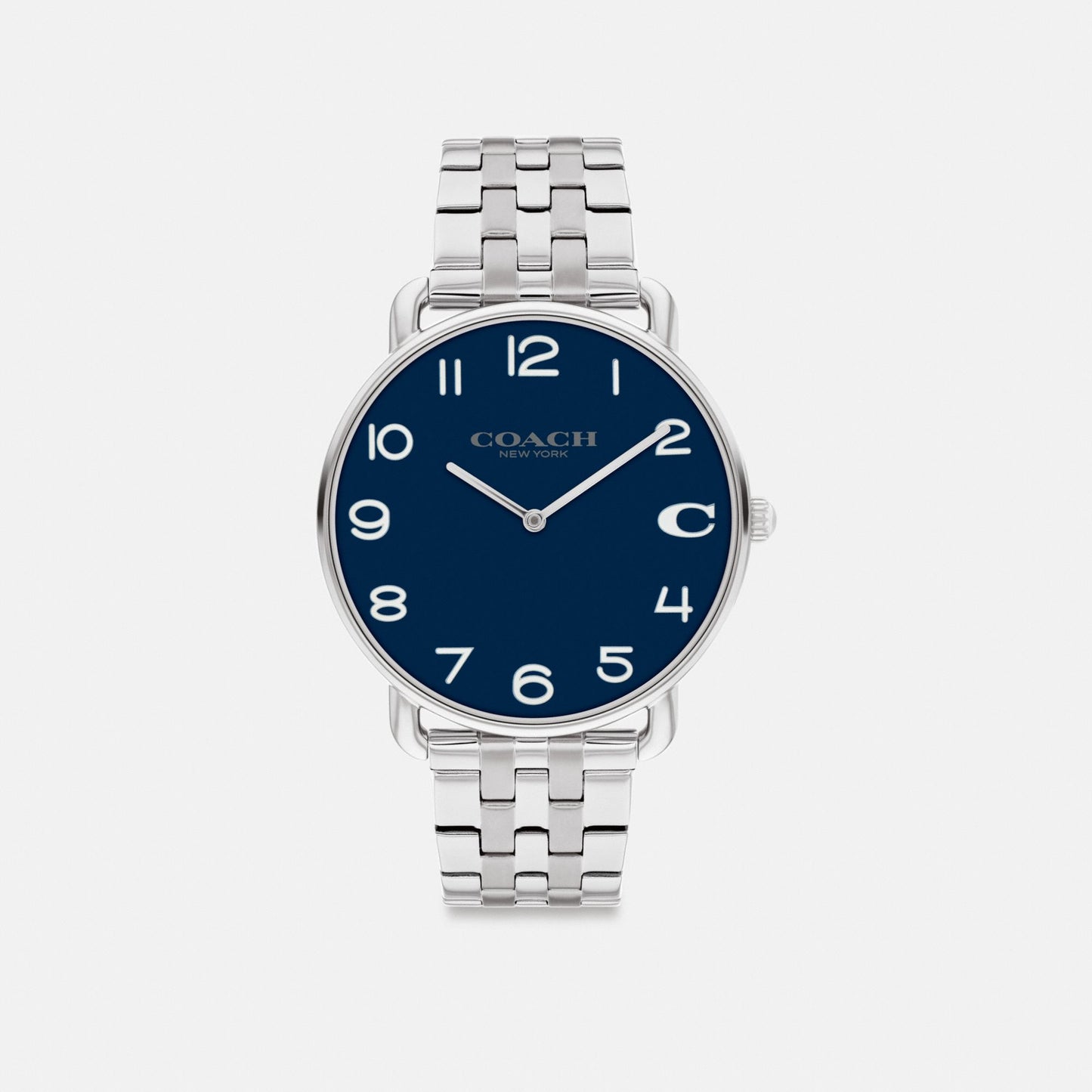 Men's Coach Elliot Watch, 41 Mm in Stainless Steel, style CS977 #color_Stainless Steel — front view