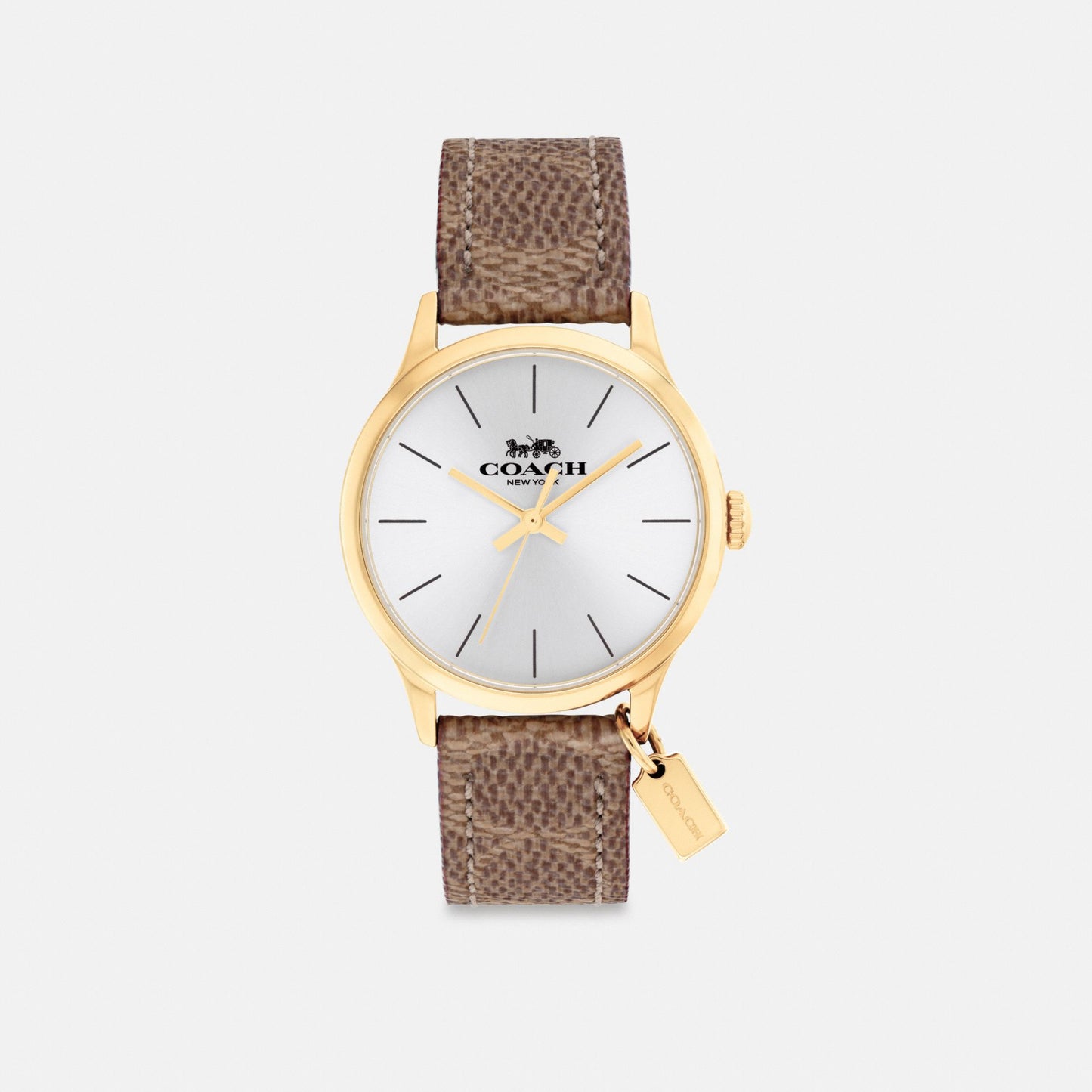 Women's Coach Ruby Watch, 32 Mm in Khaki, style CX692 #color_Khaki — front view