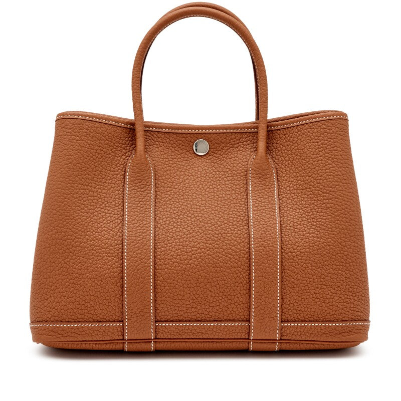 Hermès Garden — Gold Negonda Leather Palladium Hardware