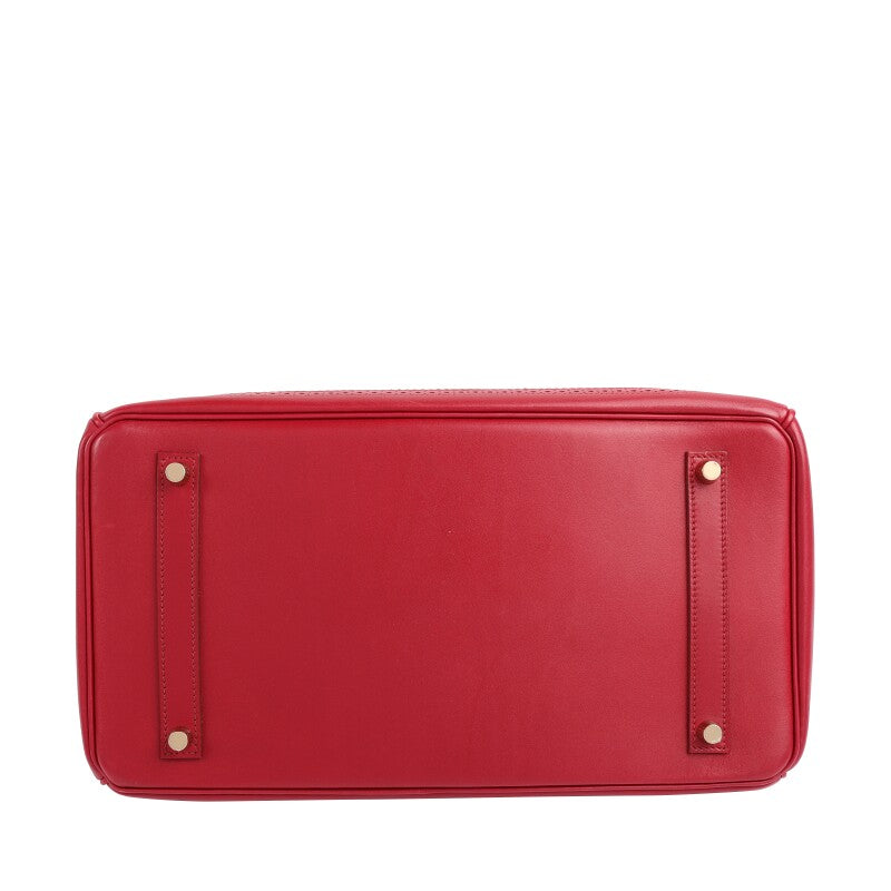 Hermès Rubis Swift Ghillies Birkin 35 Gold Hardware