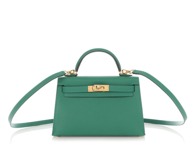 Hermes Mini Kelly 20 Sellier — Epsom Leather Gold Hardware - Zeuskicks