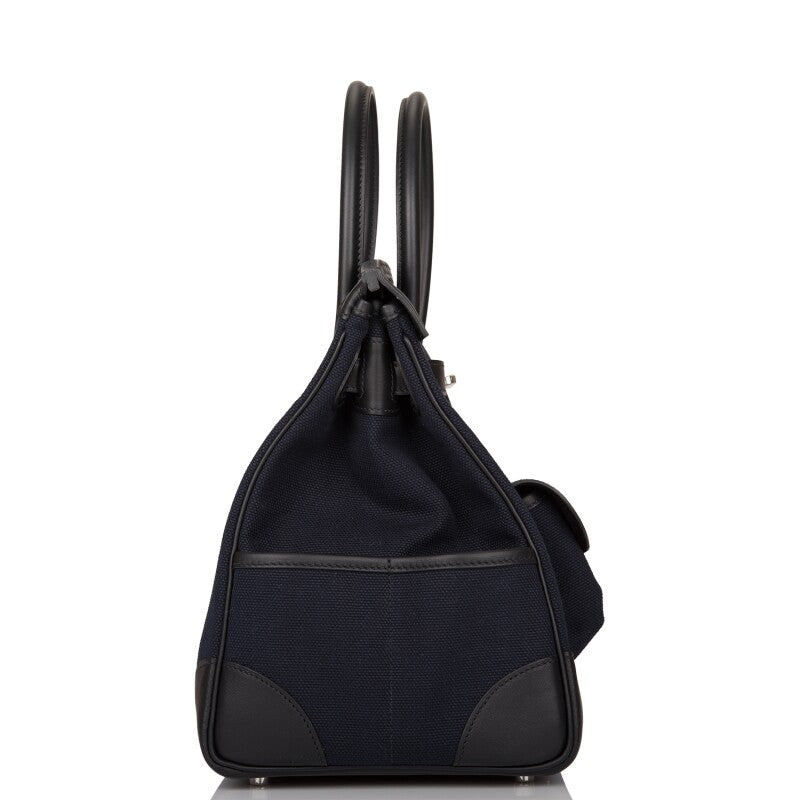 Hermès Marine Swift Leather and Cargo Birkin 35 – Palladium Hardware