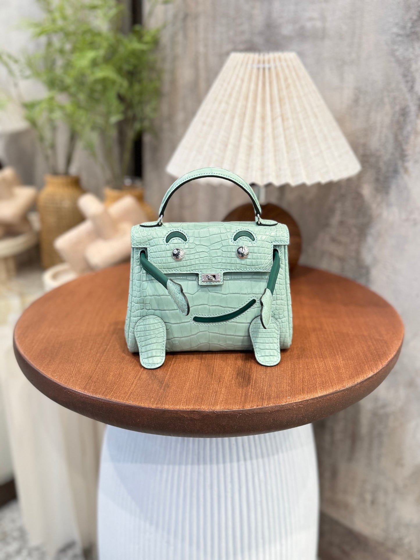 Hermès Limited Edition Kelly Doll – Vert d’Eau / Vert Moyen - Zeuskicks