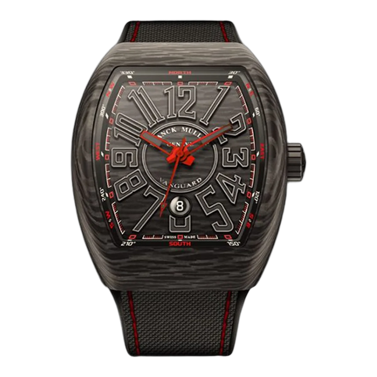 Franck Muller V 45 SC DT CARBONE NR (ER) CARB BLK BLK pre-owned watch — view 1