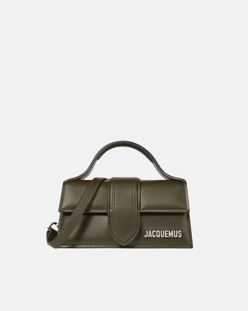 Jacquemus Bambino Large Bag — Green Leather - Zeuskicks