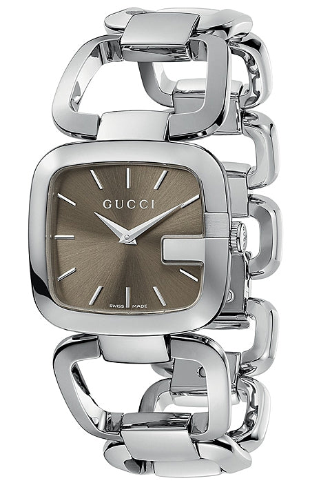 Women’s Gucci YA125402 Brown Dial Stainless Steel Quartz Watch