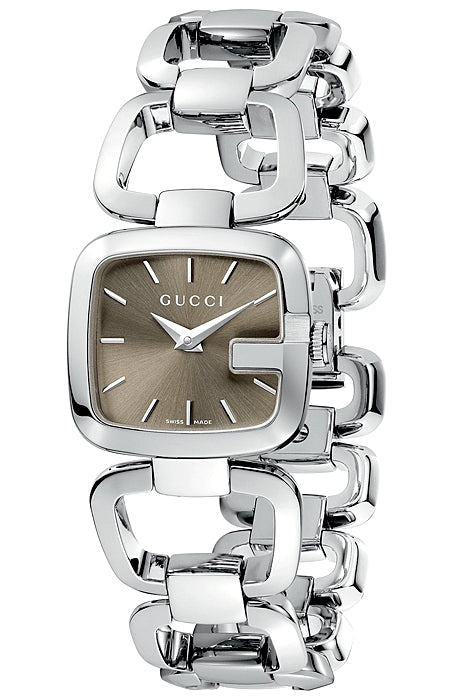 Women’s Gucci YA125507 Brown Dial Stainless Steel Quartz Watch - Zeuskicks