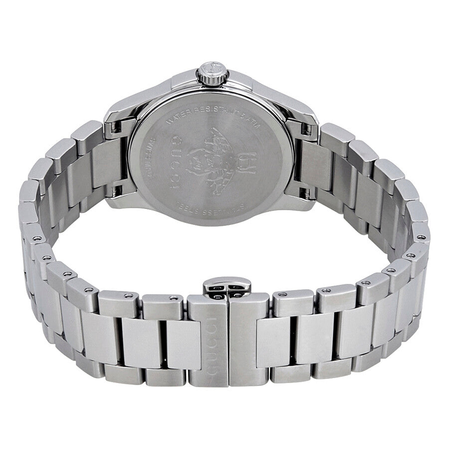 Ladies Gucci G-Timeless YA126573 Black Stainless Steel Watch