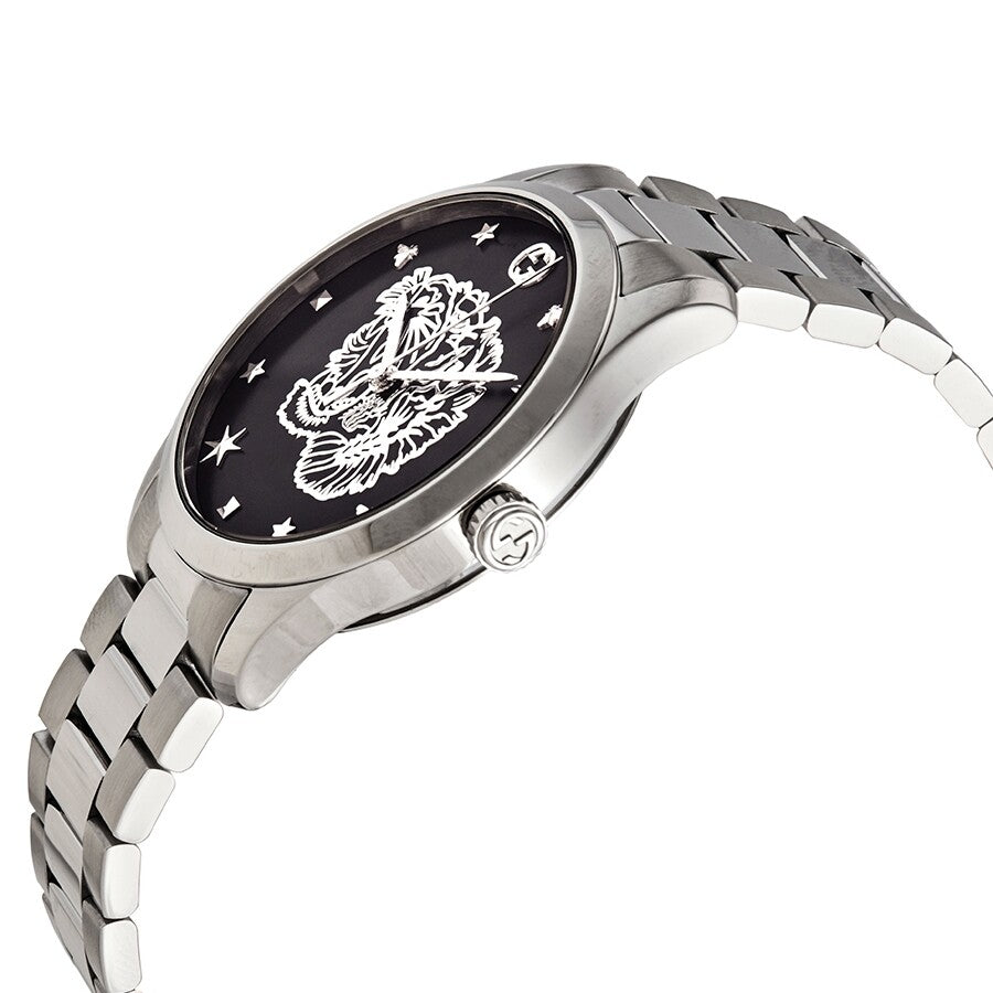 Gucci G-Timeless YA1264125 Women's 38mm Black Roaring Tiger Dial Watch