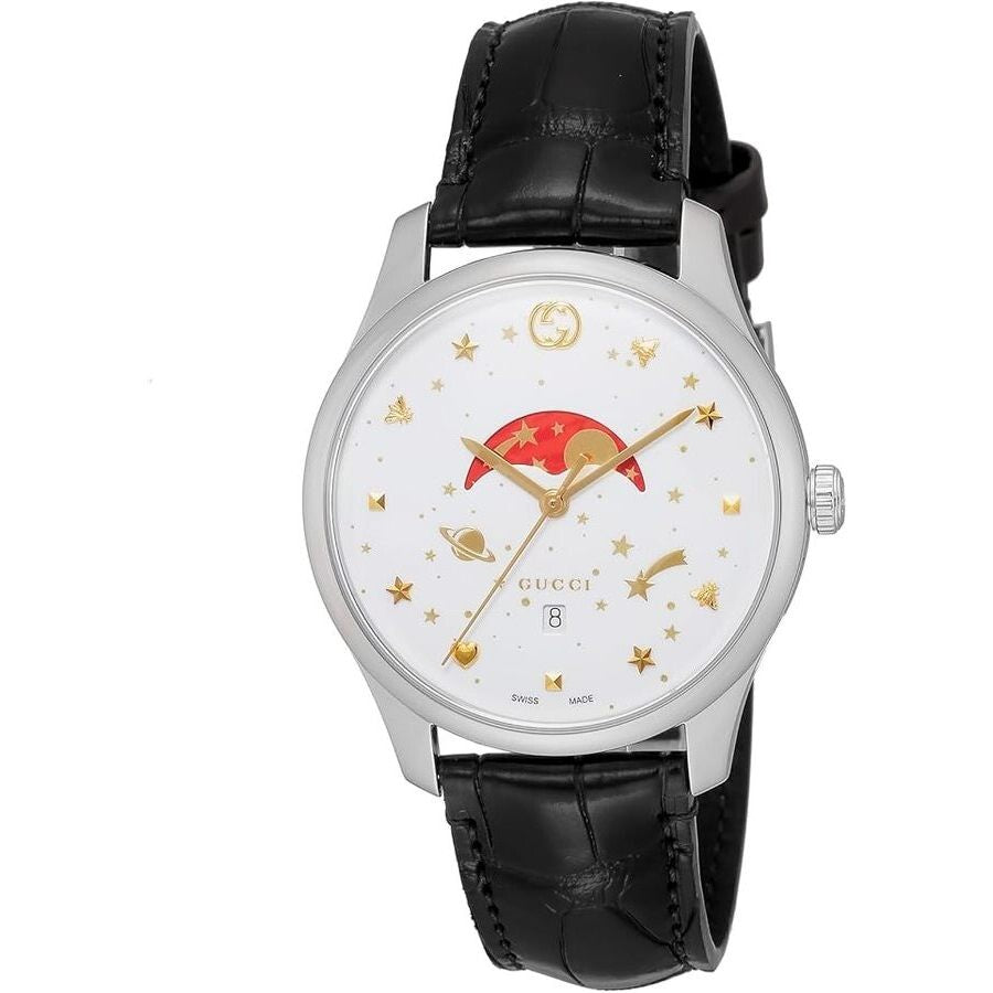 Men’s Gucci YA126325 G-Timeless Stainless Steel Quartz Watch - Zeuskicks