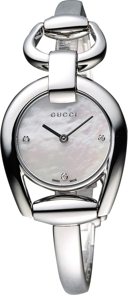 Women's Gucci YA139506 Stainless Steel Bangle Watch