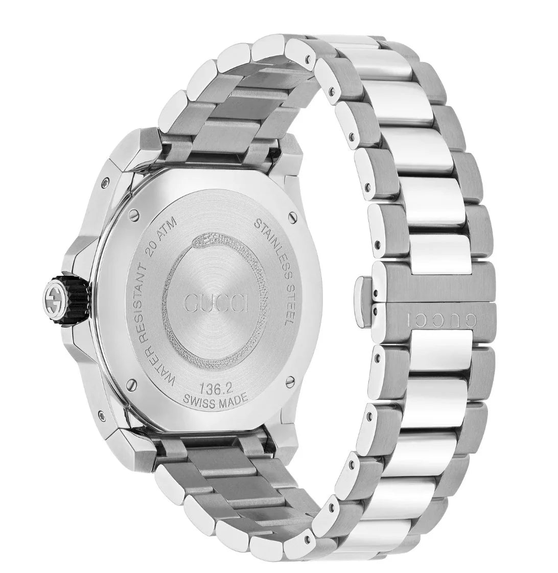 Gucci YA136218 Dive Swiss Made Quartz Black Dial Men's Watch