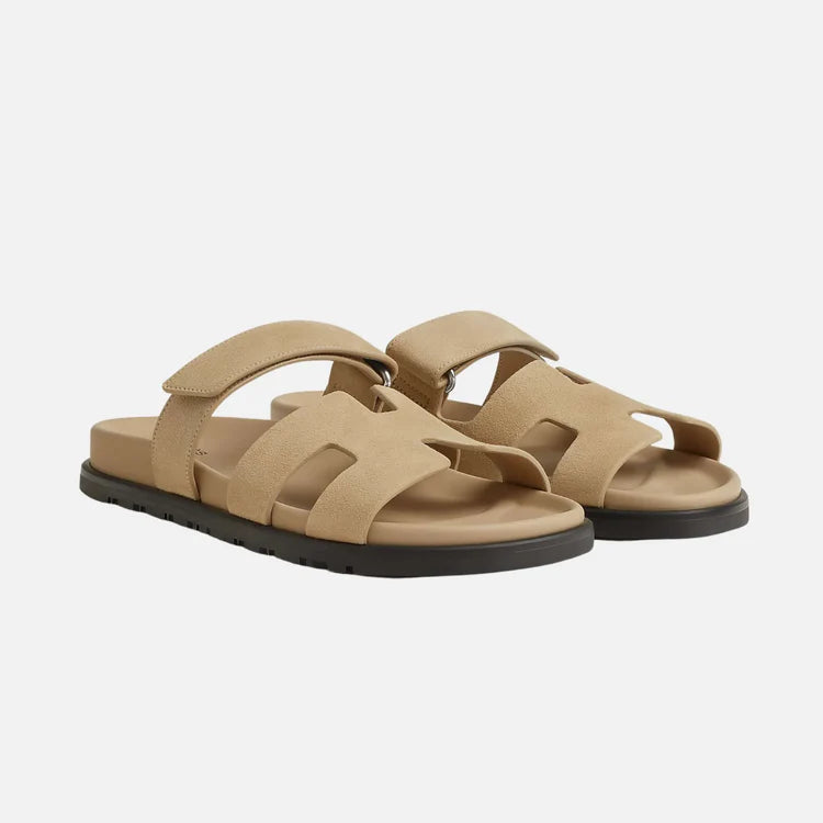 Hermès Chypre Sandals — Suede Goatskin