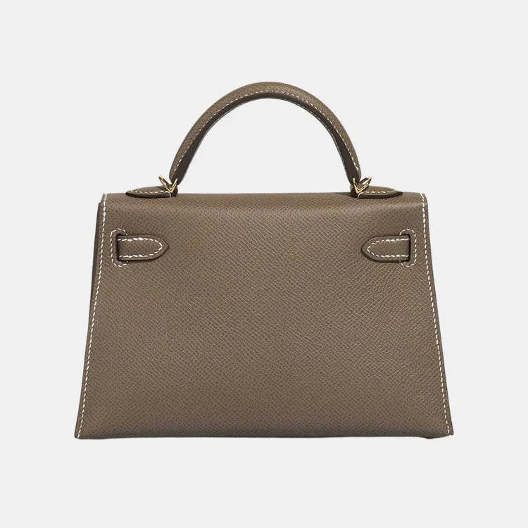 Hermès Kelly Mini – Étoupe Epsom Leather with Gold Hardware - Zeuskicks