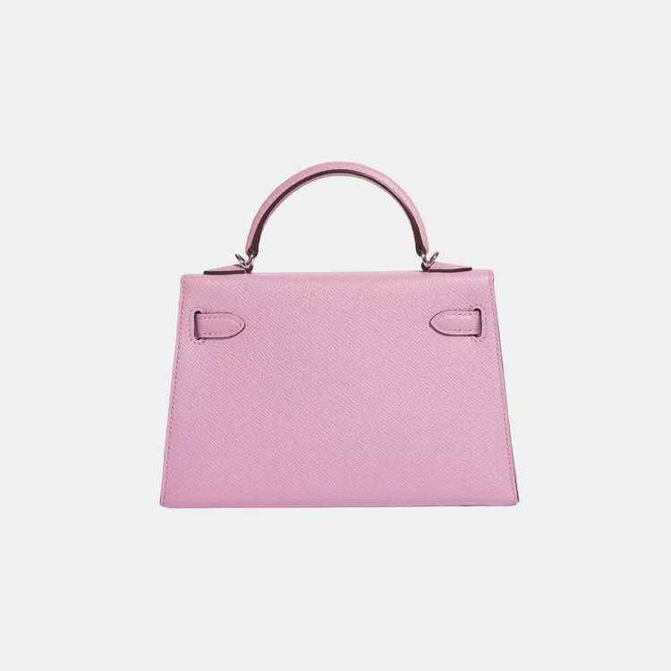 Hermès Kelly Mini II 20 – Epsom Mauve with Palladium Hardware - Zeuskicks