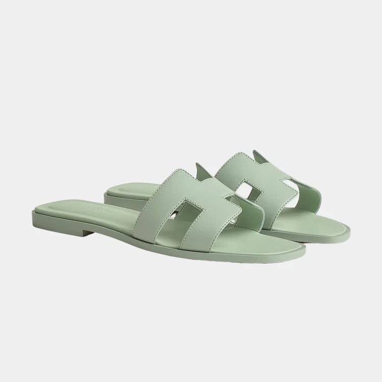 Hermès Oran Sandals — Calfskin Leather