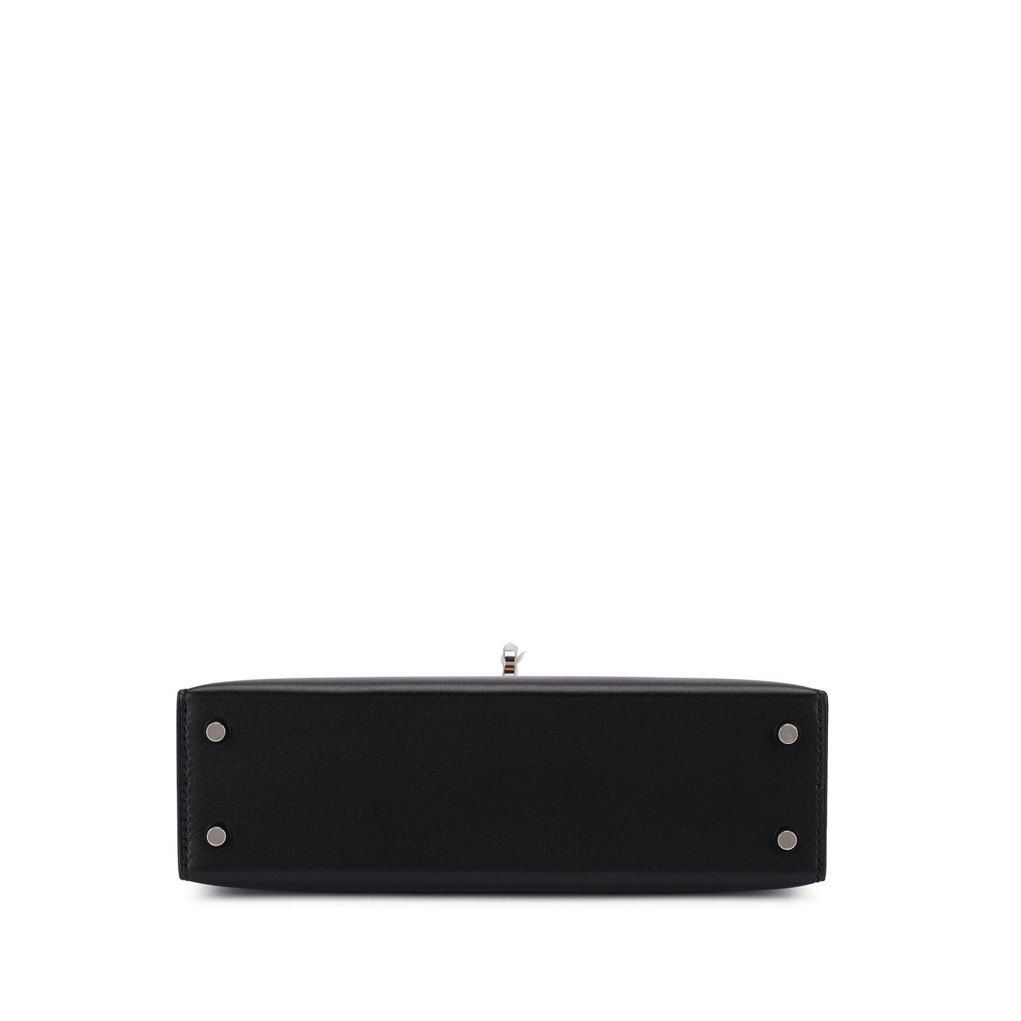 Hermès Mini Kelly II 20 – Limited Edition Black Tadelakt & Wood Marquetry “Cheval de Bois” with Palladium Hardware - Zeuskicks