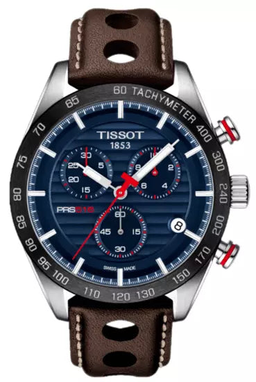 Men’s Tissot PRS 516 Chronograph 42mm T100.417.16.041.00 Quartz Watch - Zeuskicks
