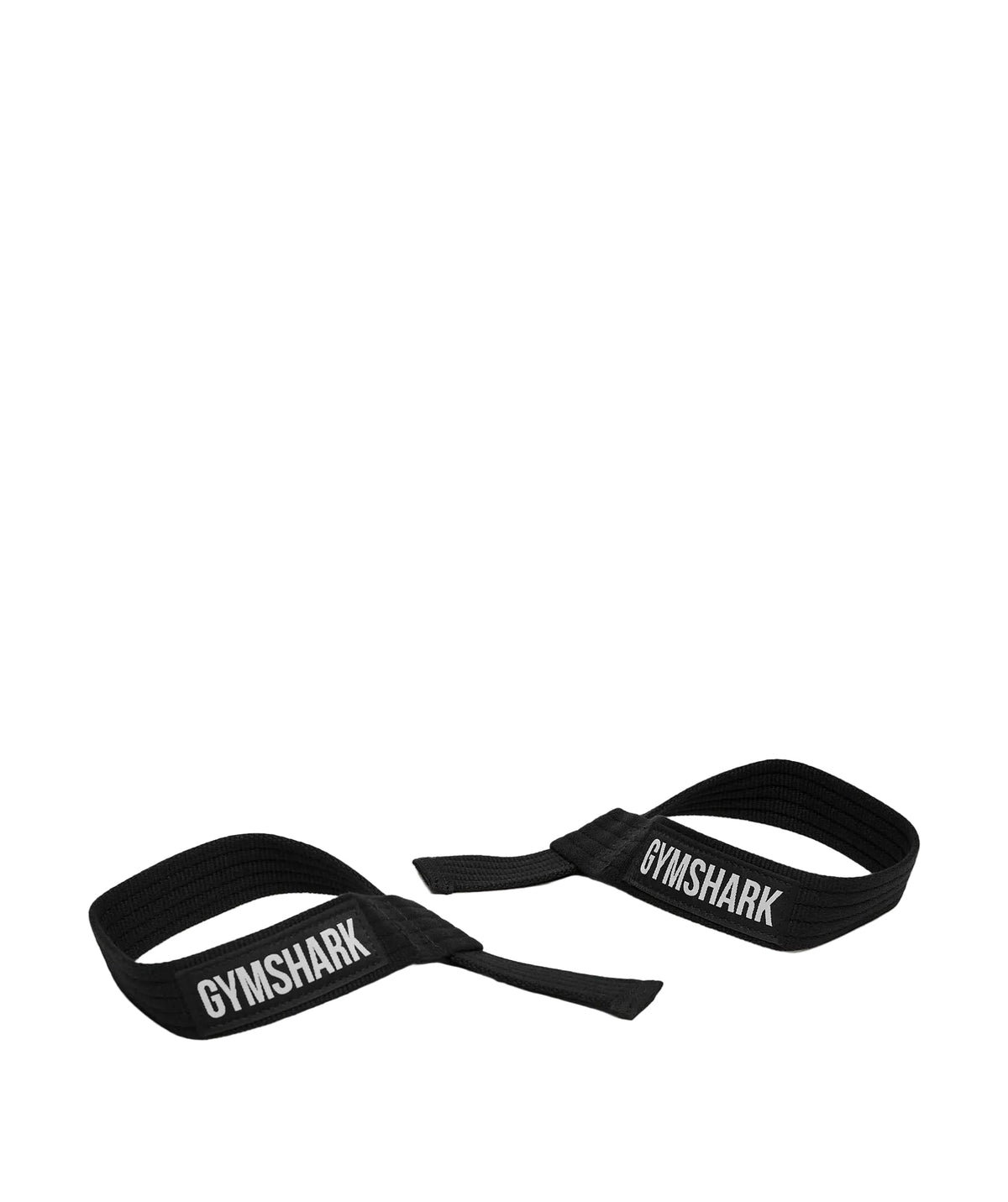 GYMSHARK Cotton Lifting Straps GS Black by GYMSHARK