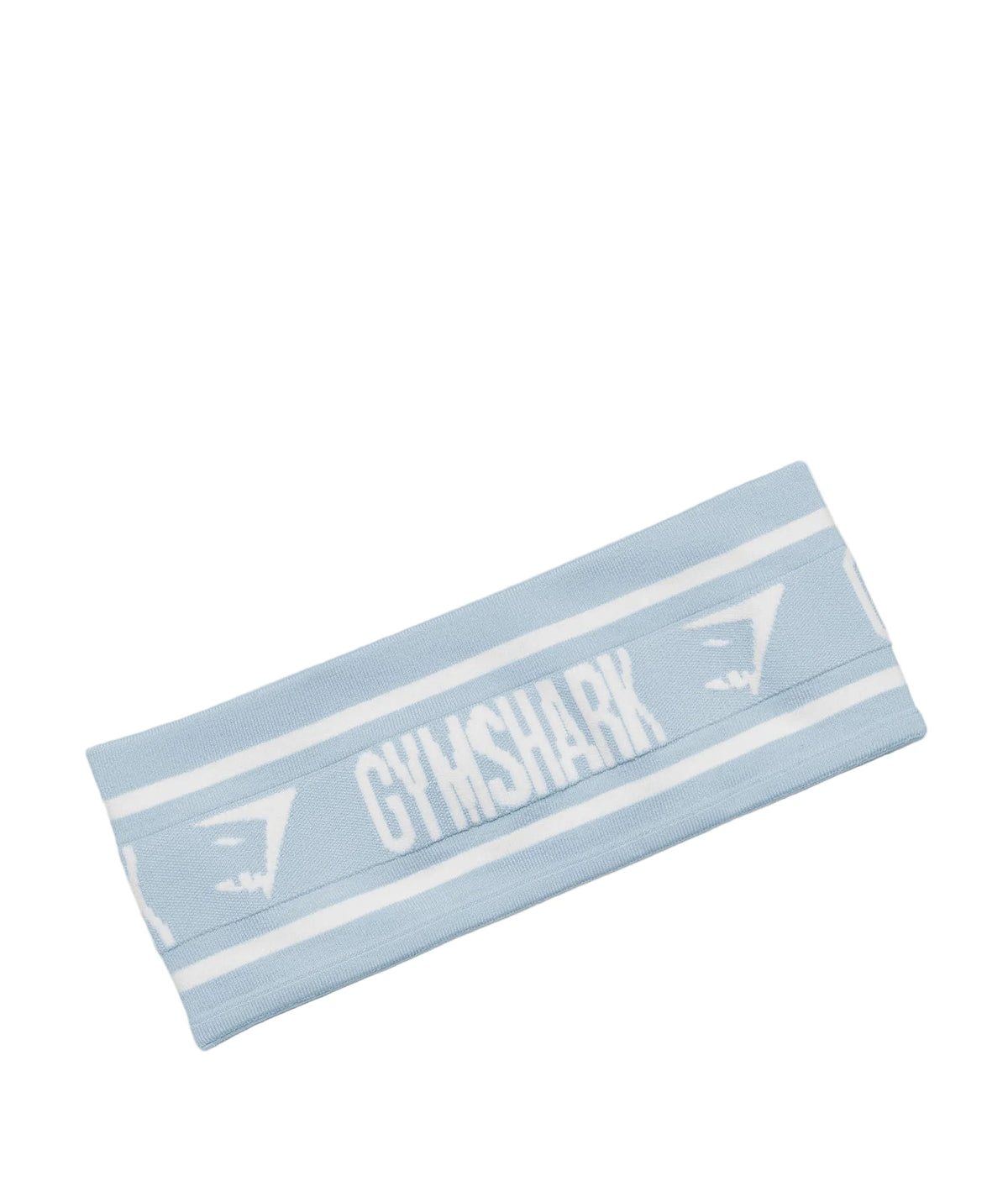 GYMSHARK Diffuse Logo Headband Chilled Blue by GYMSHARK