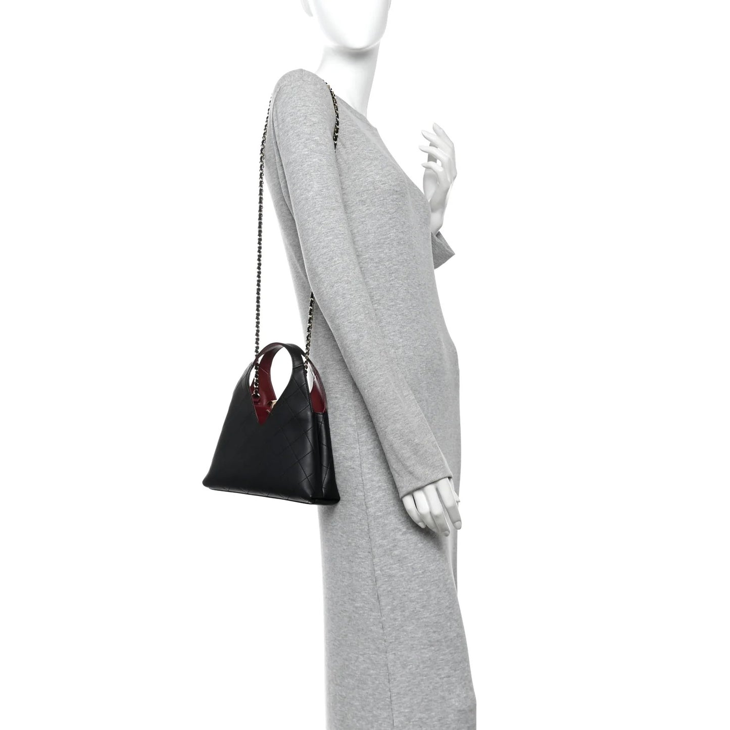 Chanel Calfskin Chic Lady Small Shopping Tote – Black