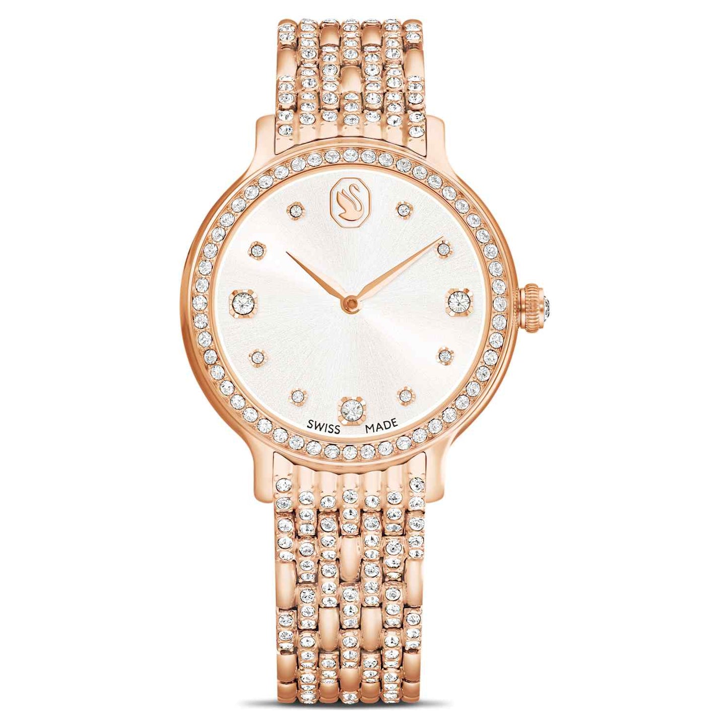 Imber watch, Swiss Made, Metal bracelet, Rose gold tone, Rose gold-tone finish