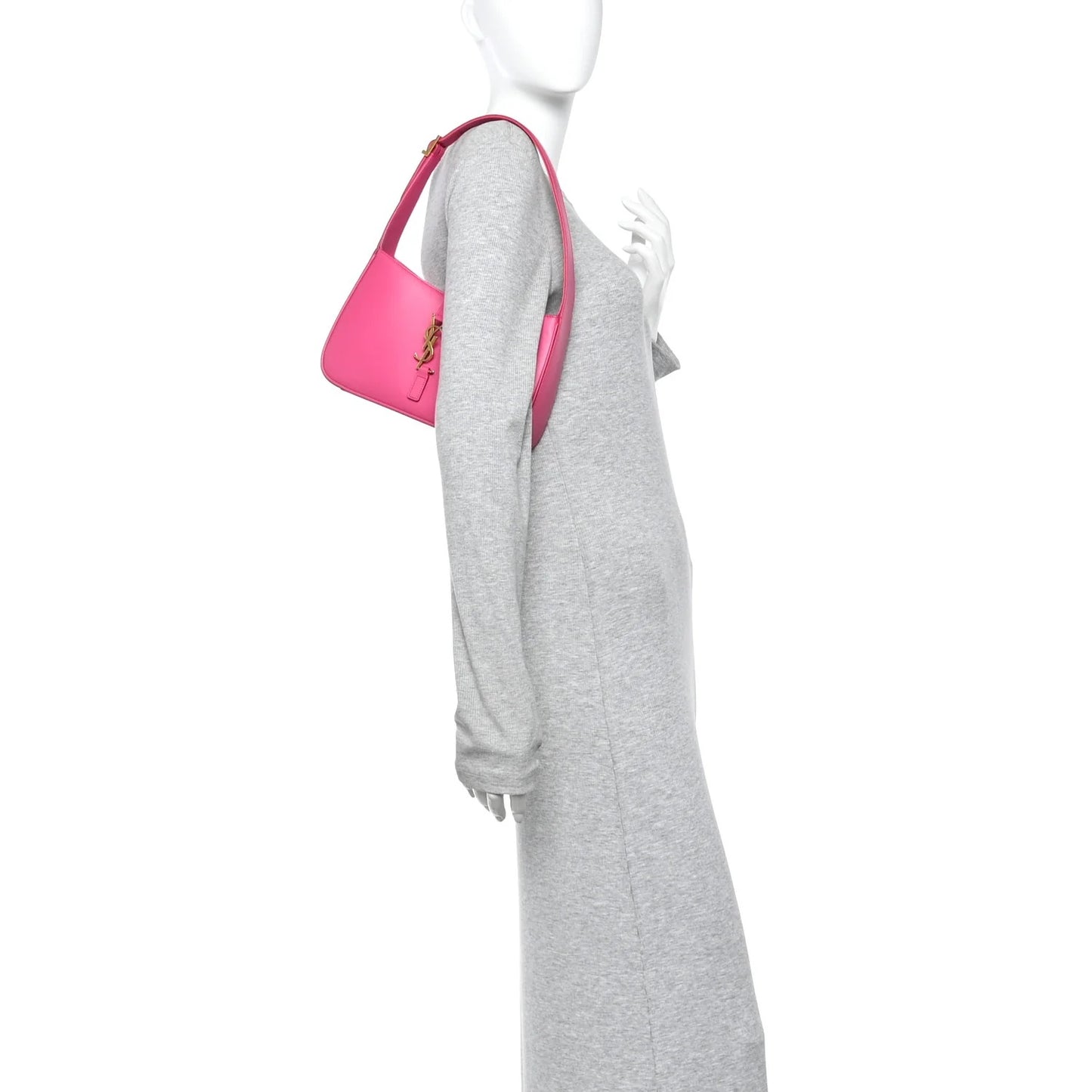Saint Laurent Le 5 À 7 Hobo – Bubblegum Pink