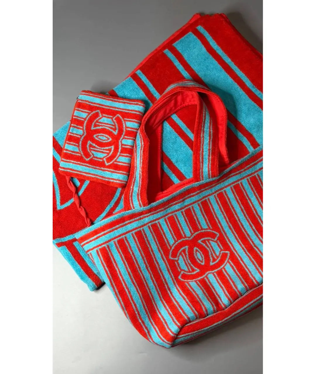 CHANEL Multi-Cotton Beach Bag - Zeuskicks